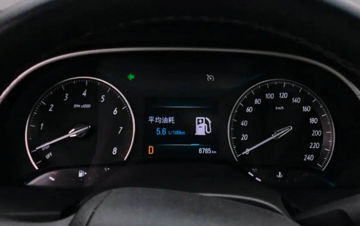 英朗油耗顯示怎么調出來