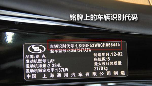 什么是車輛識別代號在哪里看