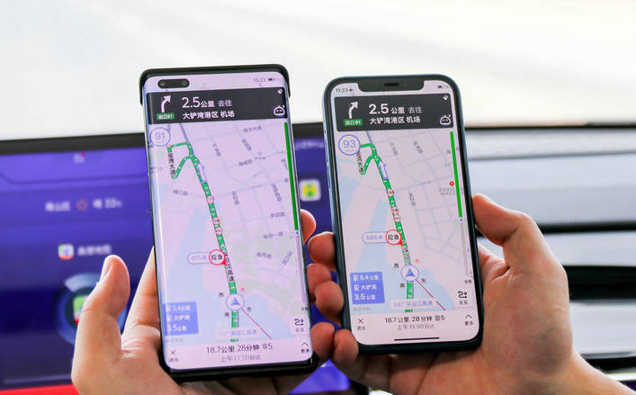 高速導航深綠色是什么意思