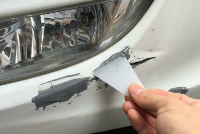 白色汽車刮了點漆怎樣自己修復
