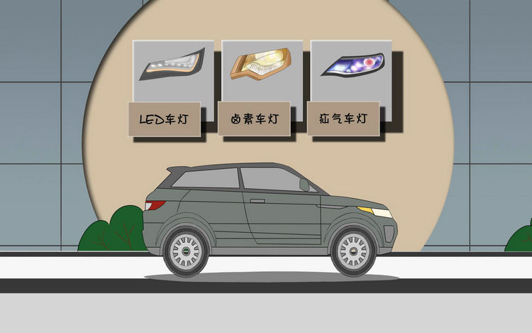 汽車LED燈和鹵素燈的區別