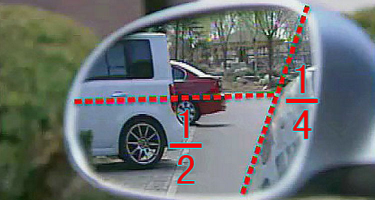 科目二后視鏡調到什么位置最合適
