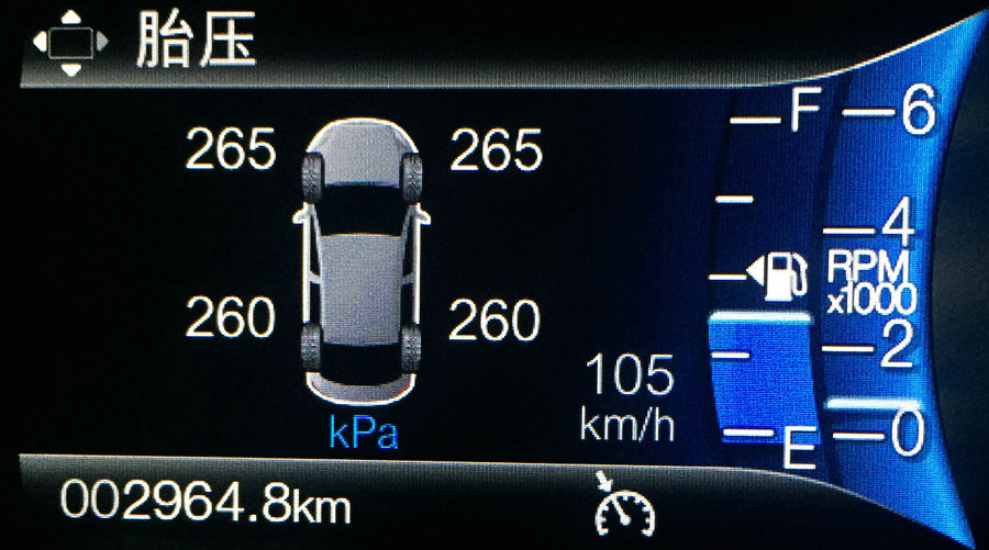 小轎車正常胎壓是多少合適