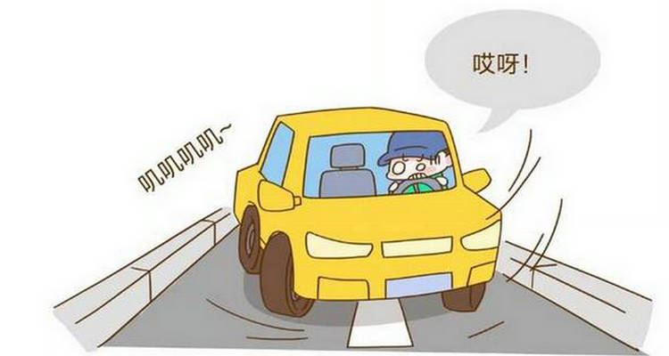 急剎車往右跑偏是什么原因