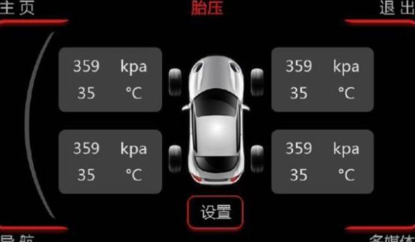 胎壓監測裝置，分為內置和外置（消除隱患安全駕駛）
