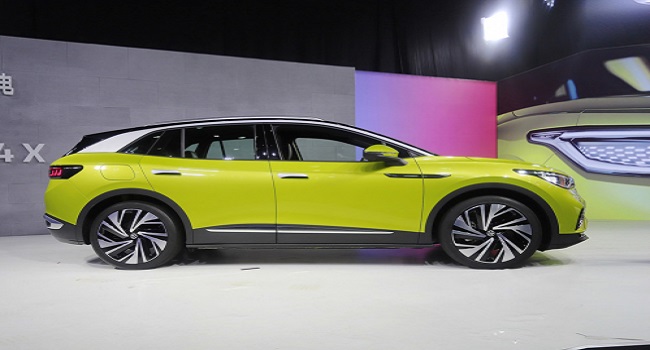 大眾電動汽車id4x價格，豪橫續航555km