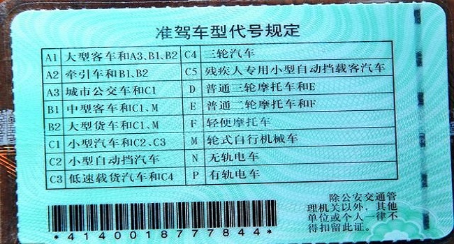 c6駕照準駕車型，滿足這些條件可以申領