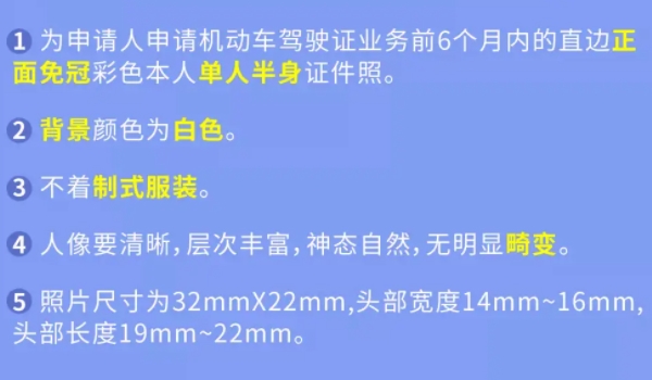 駕駛證照片可以自帶嗎、有什么要求 可以自行攜帶 符合相關尺寸