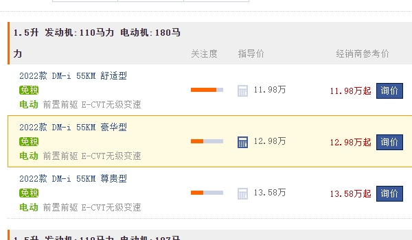 比亞迪驅逐艦05價格參數 比亞迪驅逐艦05售價11.98萬起