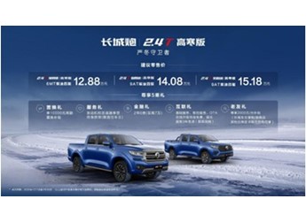 嚴冬守衛者 2.4T長城炮高寒版助力用戶奔赴新征途 封面圖