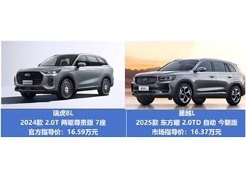 追求出行質感？瑞虎8L比星越L更懂“值”怎么寫！