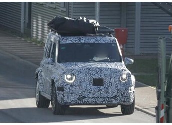 敢賣100萬的純電方盒子 奔馳小G諜照曝光:依舊硬派