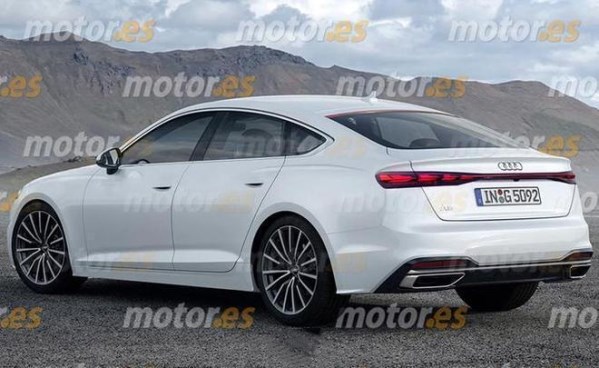 奧迪全新一代A4曝光 外觀稱得上小號A7 或于年底亮相