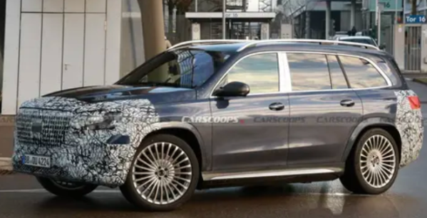 新款邁巴赫GLS諜照曝光 外觀細節調整 預計明年發布