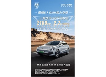 同臺競技比亞迪秦L、本田雅閣PHEV：榮威D7 DMH續航2160km奪第一