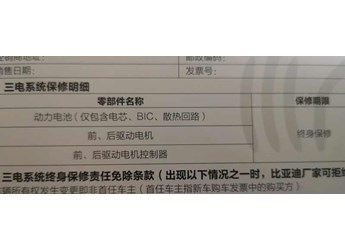 比亞迪電池衰減換電池標準，比亞迪終身換電池政策 封面圖