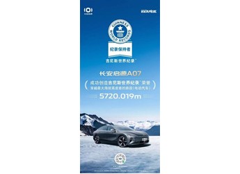 成功挑戰吉尼斯最高海拔差，長安啟源A07實力驚人