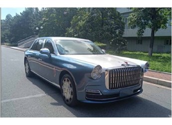 全新紅旗L5轎車曝光！老爺車造型 搭載4.0T V8發動機